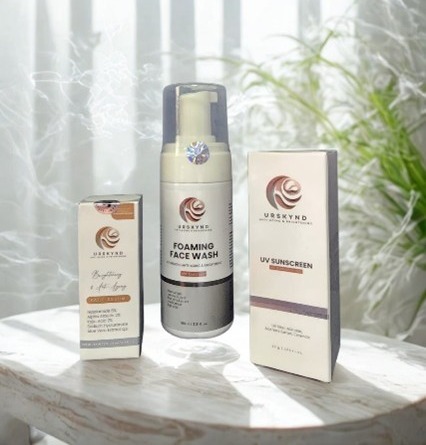 Paket Urskynd (face serum, foaming facial wash dan UV Sunscreen) 